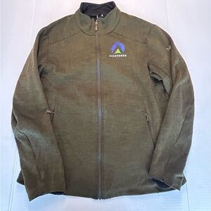 Arcteryx Men’s Vinton Full Zip Jacket *Has Pilling* *Ackerberg Logo* Green Sz XL